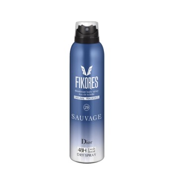 اسپری خوشبوکننده بدن فیکورس مدل sauvage Dior حجم 200 میلی لیتر | نولاین