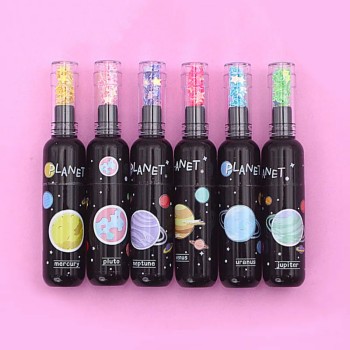 هایلایتر فانتزی طرح کهکشانی (فضانورد) بسته 6 عددی | نولاین