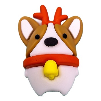 سرمدادی سیلیکونی فانتزی طرح سگ کریسمس زنگوله دار کد 010 | نولاین