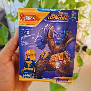 لگو آدمک تانوس thanos طلایی ماسک mask کد 9791 | نولاین