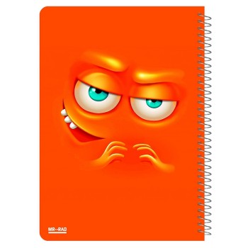 دفتر مشق تک خط 50 برگ مستر راد طرح ایموجی زیرک کد 1567 | نولاین